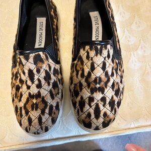 Steve Madden Women's Leopard Print Slip-On Shoes